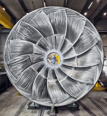 Das Gewinnerbild 2014: Eine Turbine (c) Voith